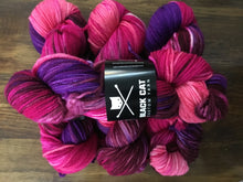 Load image into Gallery viewer, Black Cat Custom Yarn | Worsted Weight | Let's Get Worsted | 100% Superwash Merino | 205 yards | 113 grams