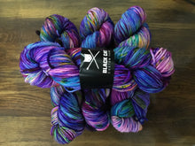 Load image into Gallery viewer, Black Cat Custom Yarn | Worsted Weight | Let's Get Worsted | 100% Superwash Merino | 205 yards | 113 grams