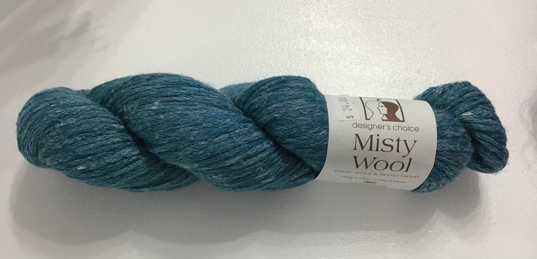 Elsebeth Lavold | Worsted Weight | Misty Wool | 75 % Wool 25% Hemp | 210m | 100g