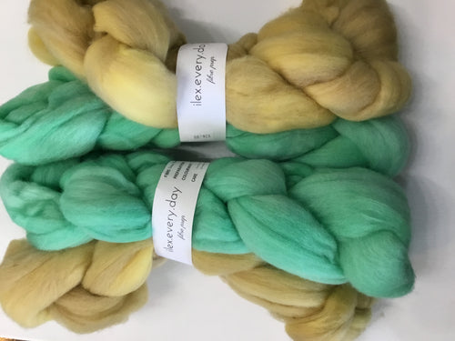 Ilex every day| roving | merino top | 100% merino | 100 g