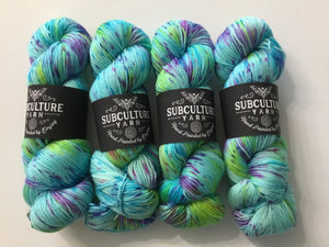 Subculture Yarn | Fingering weight | SW Merino Nylon Fingering | Merino 80% Nylon 20% | 420 yds | 100 g