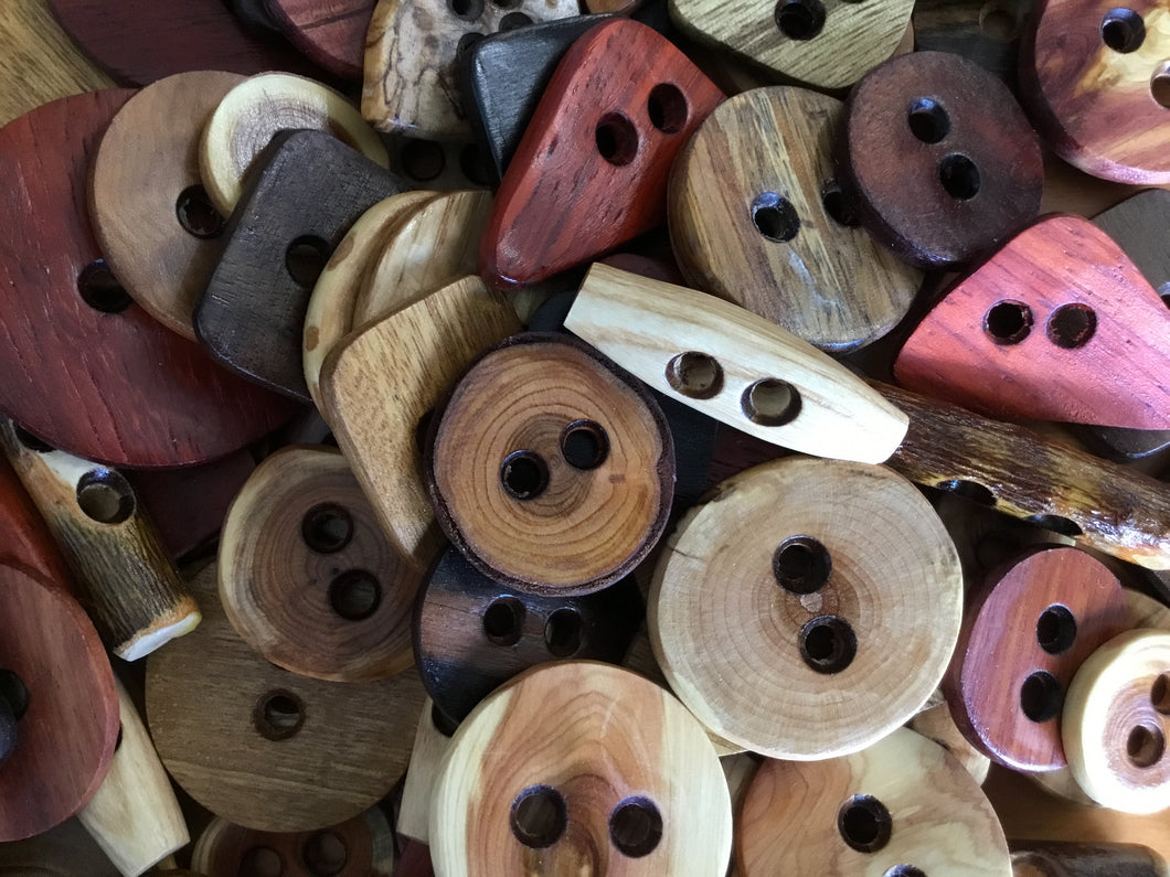 Nature’s Wonders Wooden button mix