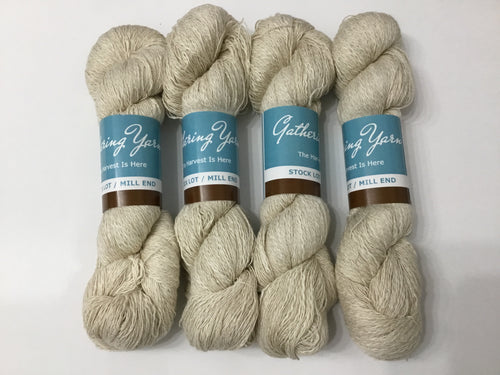 Gathering yarn | Lace Weight | Lino Wash | 46% cotton 38% nylon 16% linen | 100g 800m