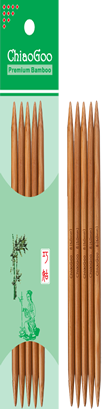 ChiaoGoo Bamboo Double Pointed 20.3cm (8”)