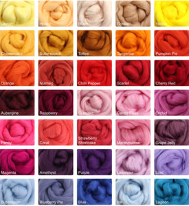 Ashford Merino fibre packs - 100g