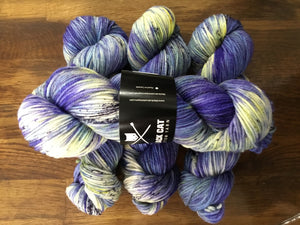 Black Cat Custom Yarn | Worsted Weight | Let's Get Worsted | 100% Superwash Merino | 205 yards | 113 grams