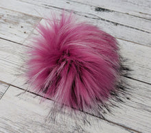 Load image into Gallery viewer, Rose and Purl Faux Fur Pompoms - vegan