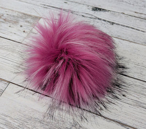 Rose and Purl Faux Fur Pompoms - vegan