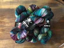 Load image into Gallery viewer, Black Cat Custom Yarn | Fingering Weight | Everyday Sock | 80% SW Merino, 20% Nylon | 400 yards | 113 grams