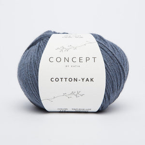 Katia | Aran | Concept Cotton Yak | 60% Cotton, 30% Lana, 10% Yak | 130 yards | 50 grams