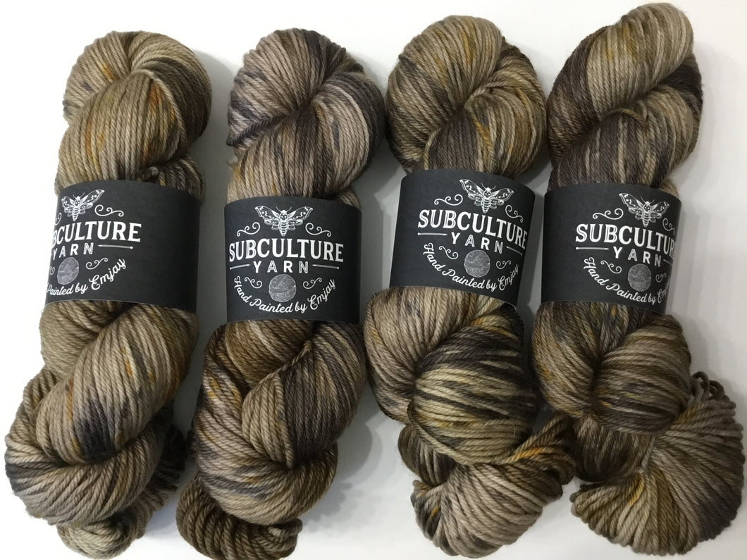 Subculture Yarn | Worsted weight | 100% Superwash Merino Wool | 250 yards | 100 grams