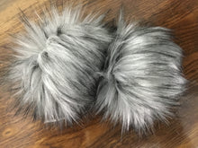 Load image into Gallery viewer, Rose and Purl Faux Fur Pompoms - vegan