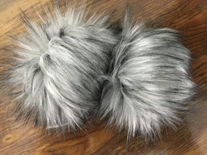 Rose and Purl Faux Fur Pompoms - vegan