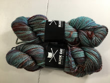 Load image into Gallery viewer, Black Cat Custom Yarn | Bulky weight | Stay Puft | 80% SW Merino 20% Nylon | 140 yards | 113 grams