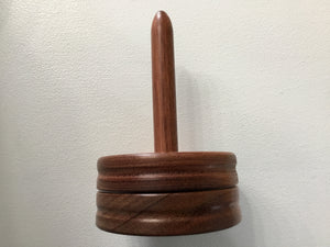 Yarn ball holder - handmade, wooden