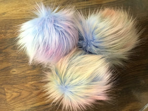 Rose and Purl Faux Fur Pompoms - vegan