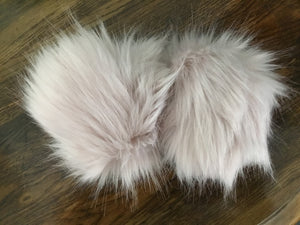 Rose and Purl Faux Fur Pompoms - vegan