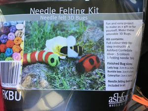 Ashford needle felting kit - Bugs