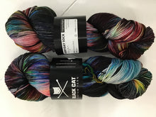 Load image into Gallery viewer, Black Cat Custom Yarn | Fingering Weight | Everyday Sock | 80% SW Merino, 20% Nylon | 400 yards | 113 grams