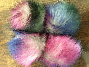 Rose and Purl Faux Fur Pompoms - vegan