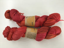 Load image into Gallery viewer, I Bee weaving | Fingering | The Silk Road | 70% SW Merino 30% Silk | 383yds 115g