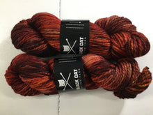 Load image into Gallery viewer, Black Cat Custom Yarn | Bulky weight | Stay Puft | 80% SW Merino 20% Nylon | 140 yards | 113 grams