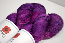 Load image into Gallery viewer, Poppy Yarn | Fingering weight | Gobi Shawl | 65% Merino, 20% Yak, 15% Silk | 523 yards | 120 grams