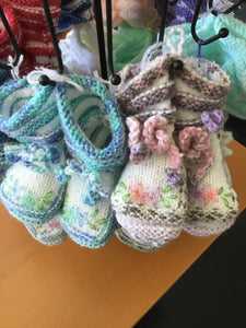 Baby Booties by Nancy