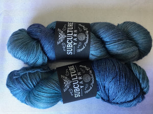 Subculture Yarn | Fingering weight | 70% SW Merino, 20% Bamboo, 10% Nylon | 460 yards | 115 grams