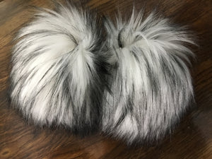 Rose and Purl Faux Fur Pompoms - vegan