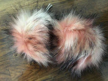 Load image into Gallery viewer, Rose and Purl Faux Fur Pompoms - vegan